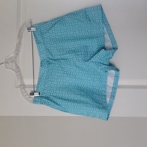 Cabana Life NWT LG SPF 50 Aqua Tropical Swim Shorts